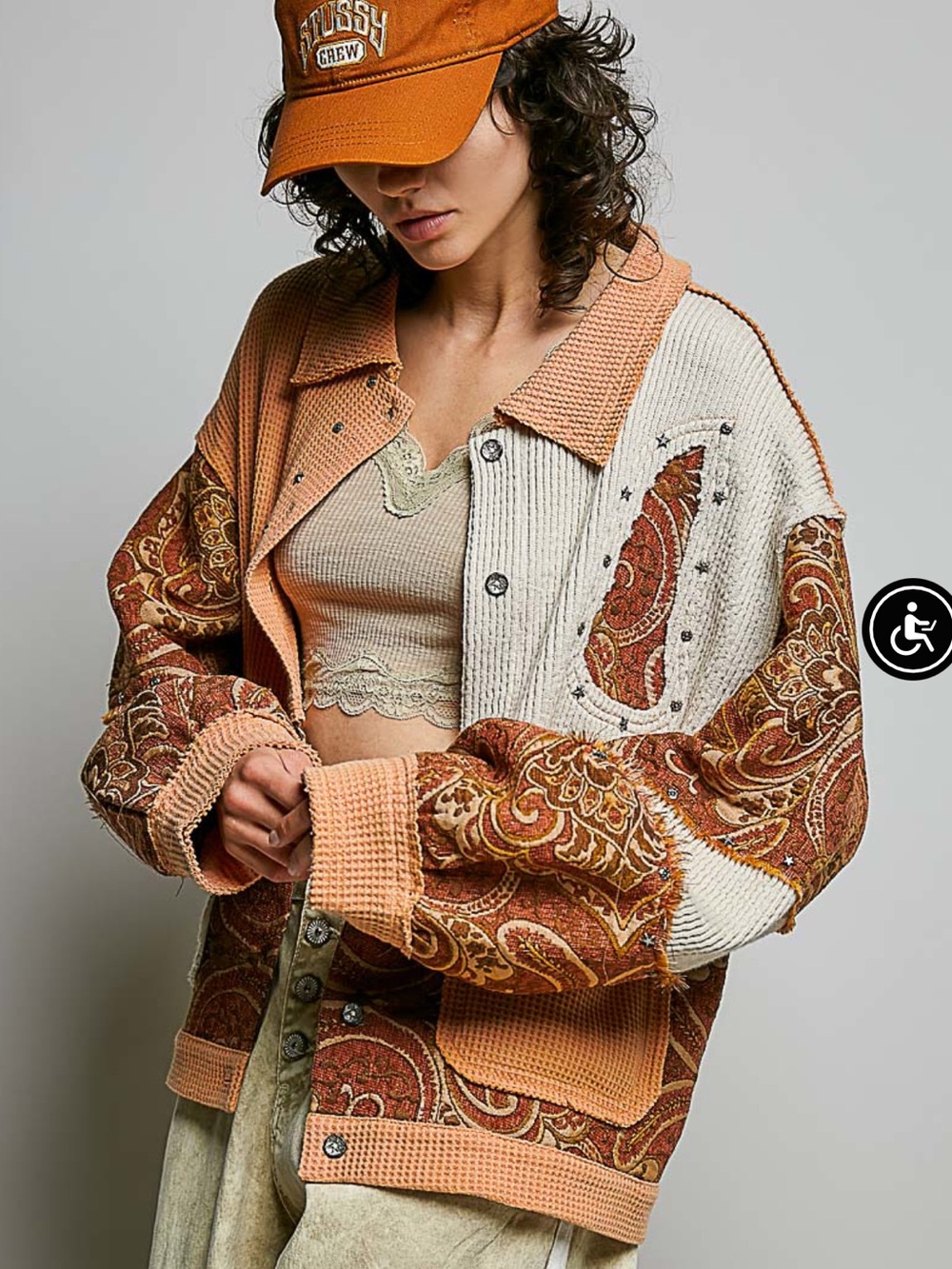 POL Fall colored Collared Button up Long Sleeve Jacket